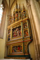 gotischer Seitenaltar links